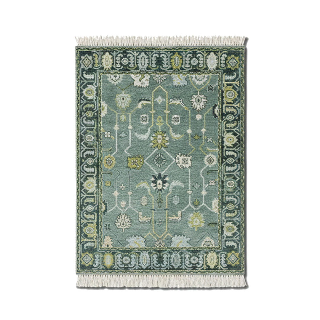 VELANORA - Hand Knotted Oushak Carpet